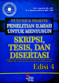 Image of Petunjuk Praktis Penelitian Ilmiah untuk Menyusun Skripsi, Tesis, dan Disertasi