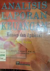 Image of ANALISIS LAPORAN KEUANGAN
Konsep Dan Aplikasi Edisi Kedua